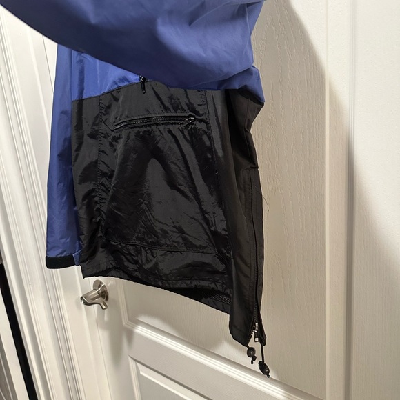 AJ Shop Blue/Black Gore-Tex Jacket ½ Zip Kangaroo Pouch Size Medium Vented - Picture 8 of 13
